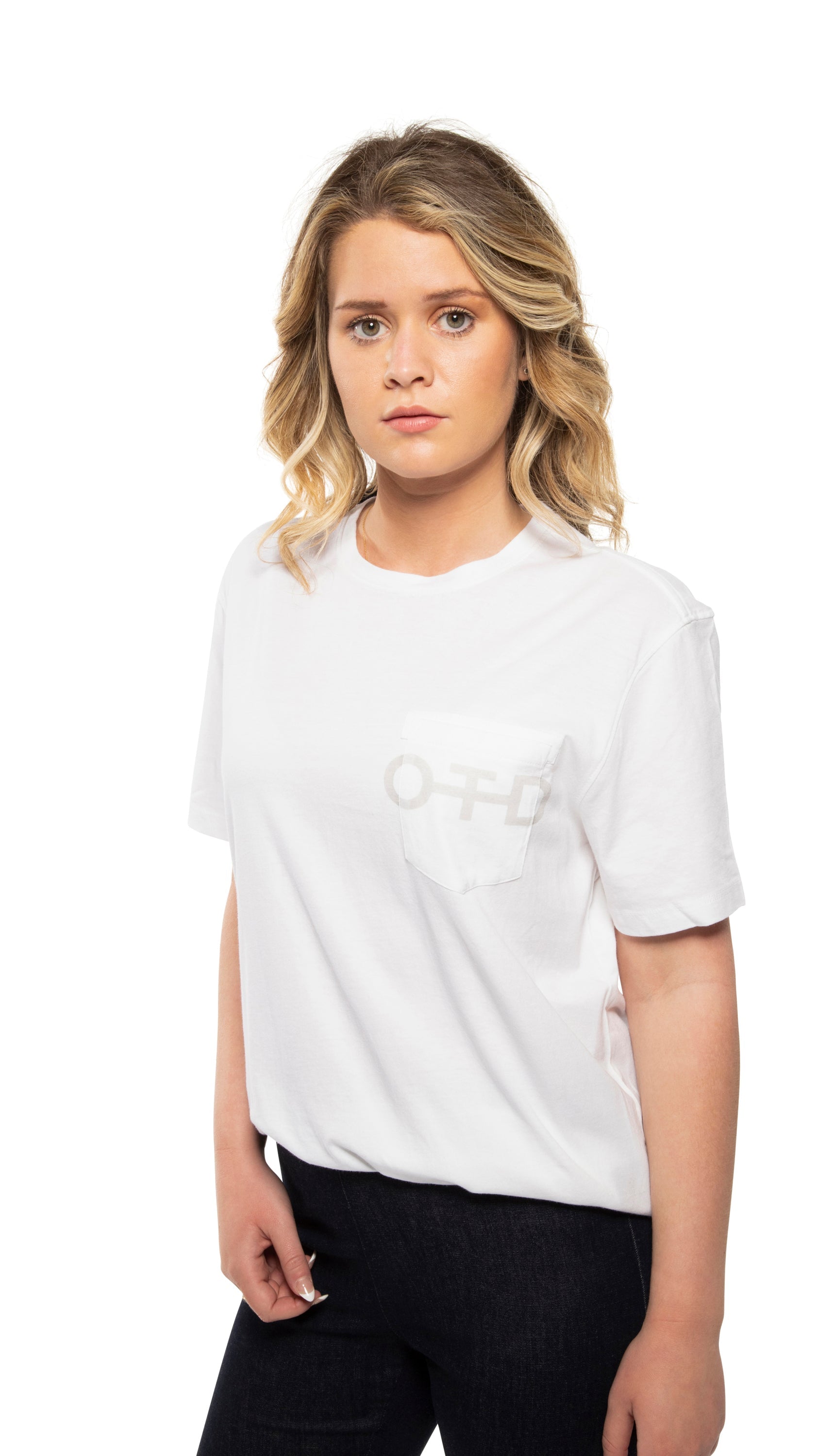 Graphic OTD Pocket Tee (White)