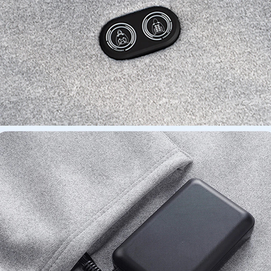 USB Heating Hoodie Men Hooded Heating Knitted Sweatshirt 17 Zones Electric Heated Hoodies Autumn Winter Warm Hoodies Male