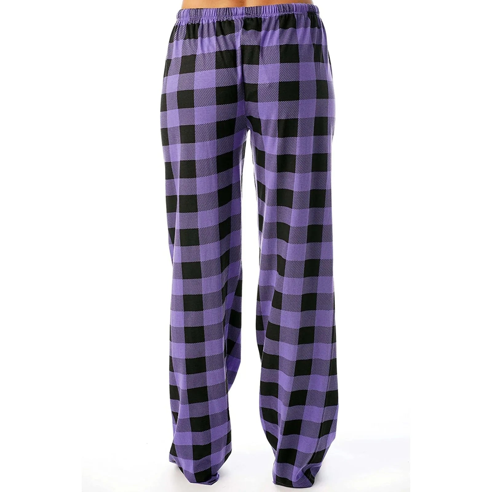 Women Pants Plaid Cotton Loose Ladies Pajama Pants Pyjama Trousers Men Sleep Bottoms Lounge Wear Sleep Lounge Pants Bottoms