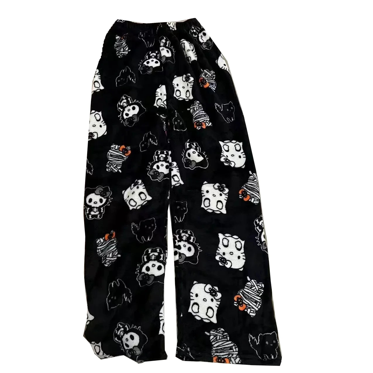 Christmas Hello Kitty Pajama Pants Anime Loose Pants Cartoon Couple Loungewear Women Leisure Home Trousers