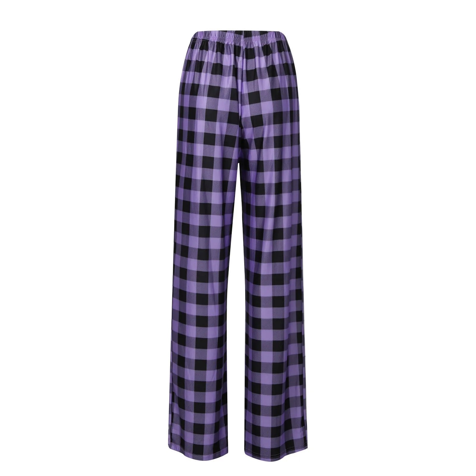 Women Pants Plaid Cotton Loose Ladies Pajama Pants Pyjama Trousers Men Sleep Bottoms Lounge Wear Sleep Lounge Pants Bottoms