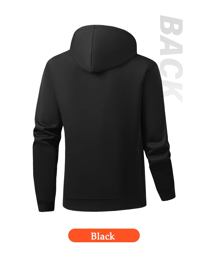 Winter Hoodie Jacket That Will Heat Windproof 17 Zones Electric Heated Hoodies Jackets Male Zipper Hoodie Winter Warm Sweatshirt